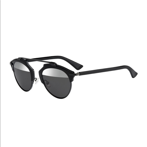 Dior Accessories - Dior So Real Brow Bar Mirrored Sunglasses